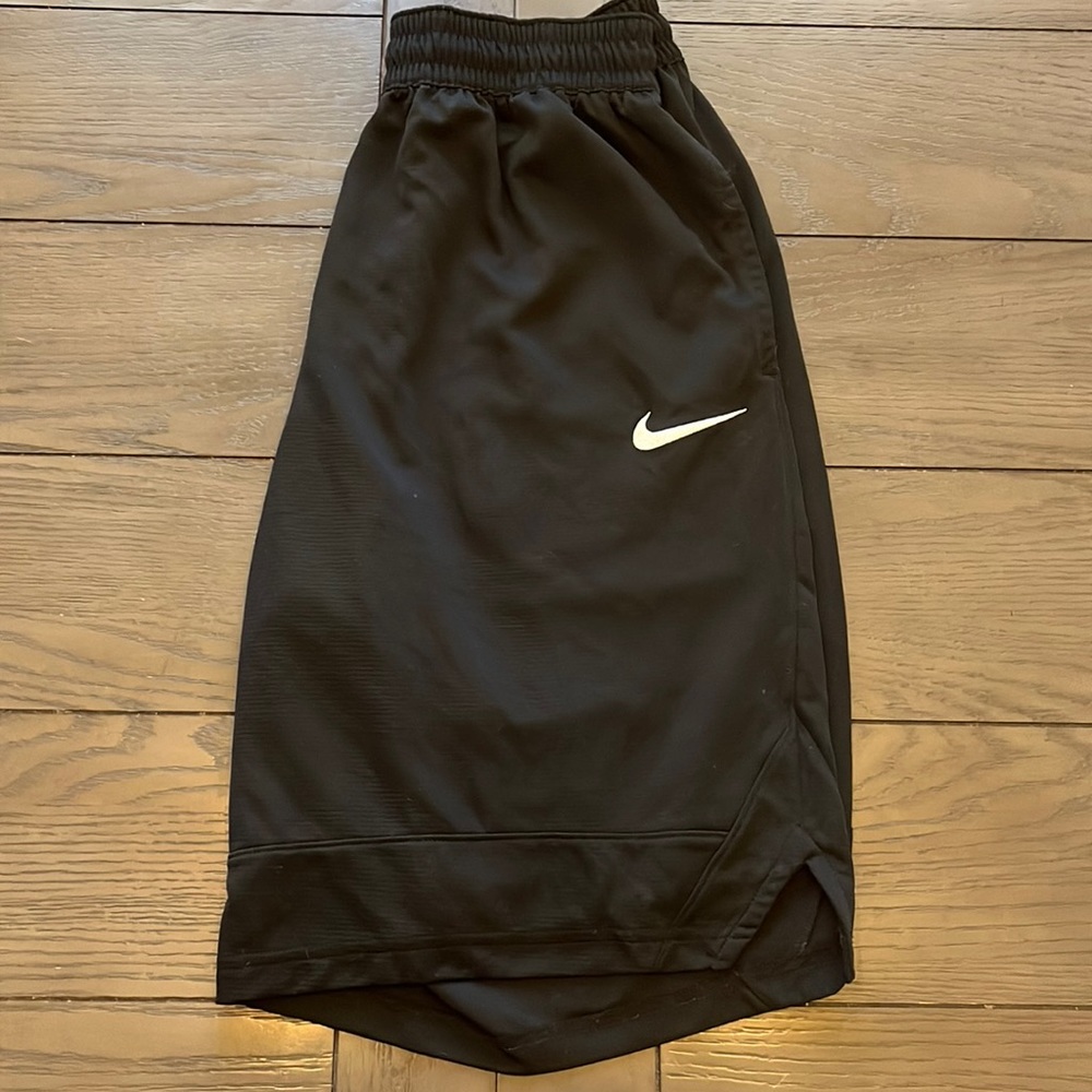 Boys Black Nike Athletic Shorts - Size L